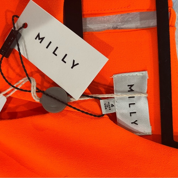 Milly Neon Orange Dress - Picture 3 of 3
